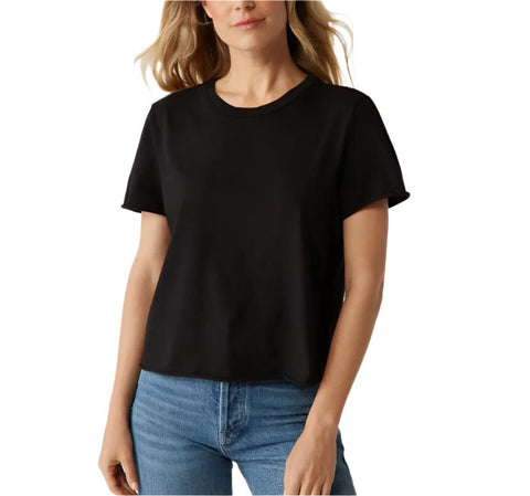 Jackie Crew Tee BLK