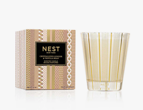 Crystallized Ginger & Vanilla Bean Classic Nest Candle