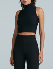 Silvia Cropped Sleeveless Butter Tee
